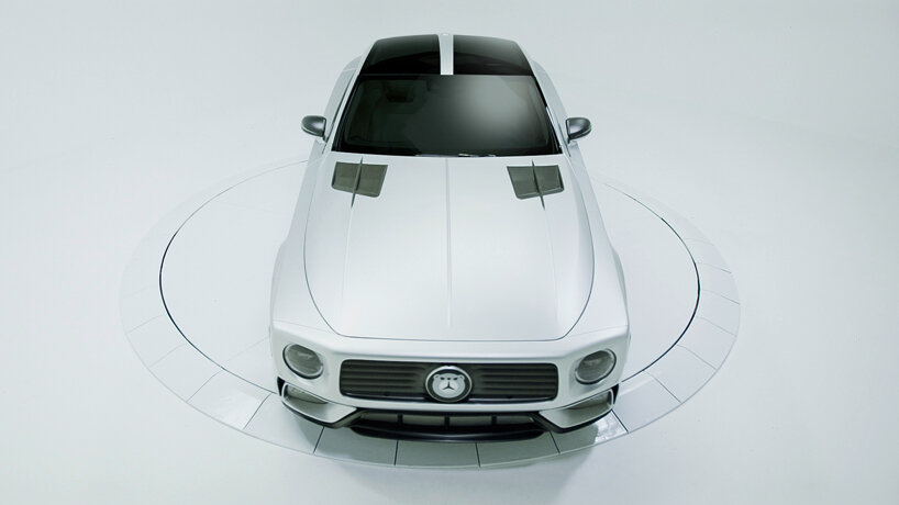 will.i.am and mercedes unveil custom AMG GT 4-door 'the flip