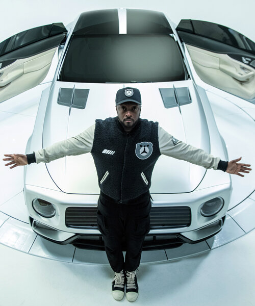 will.i.am and mercedes unveil custom AMG GT 4-door with boxy G-wagen front