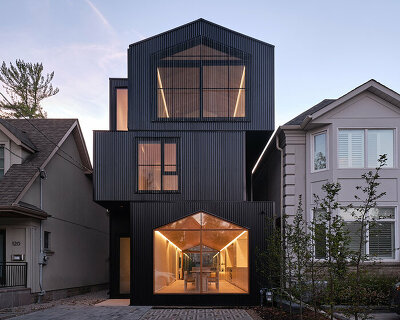 studioAC’s toronto dwelling 'everden' is a contemporary stack of traditional houses