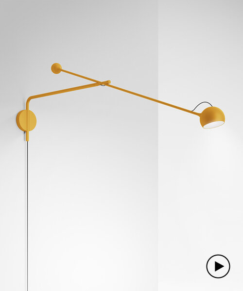foster + partners collaborates with artemide to create IXA lamp for milan design week
