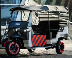 audi partners with a start-up to recycle electric batteries for e-rickshaws
