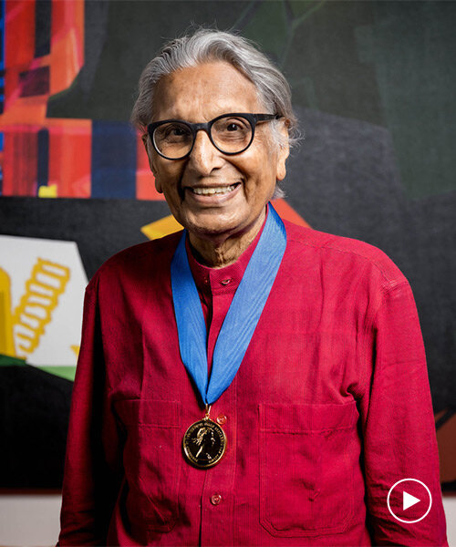 balkrishna doshi receives 2022 RIBA royal gold medal for architecture