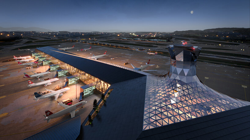 bjarke ingels zurich airport