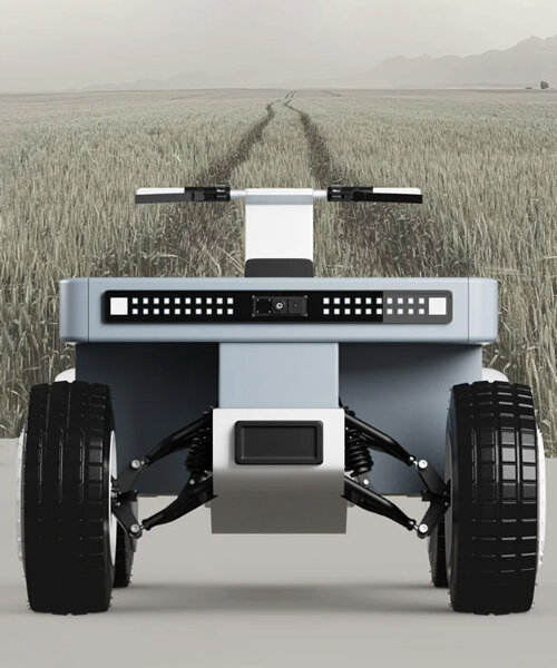 autonomous ATV designed to cross ranches and farms with care for delicate ecosystems
