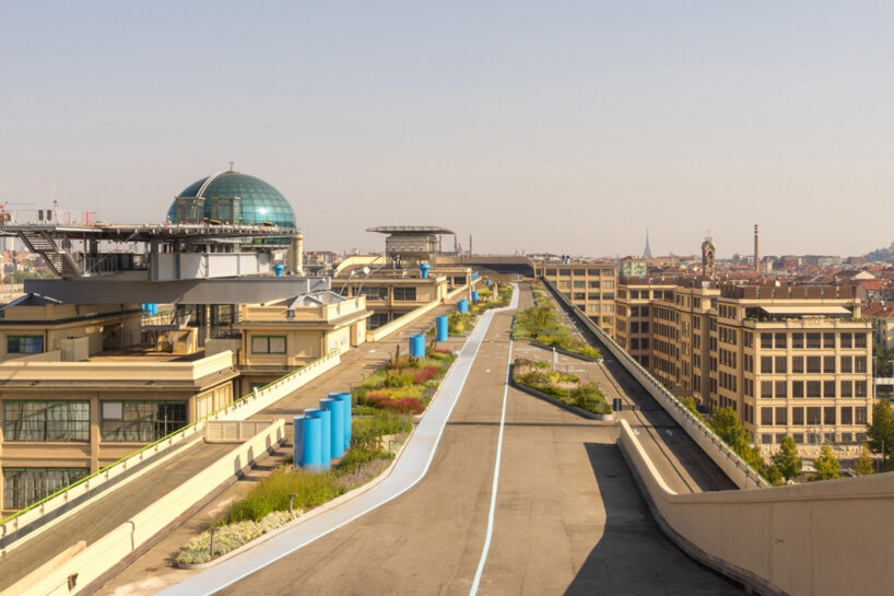 benedetto camerana plants europe's biggest roof garden atop an old fiat factory in turin