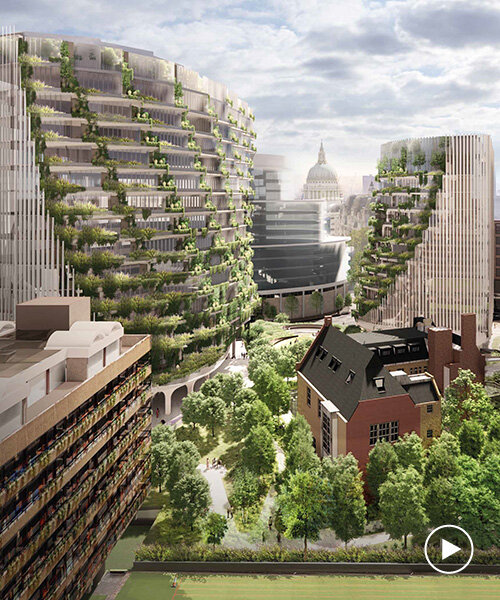 diller scofidio & renfro proposes green oasis neighborhood for london wall west