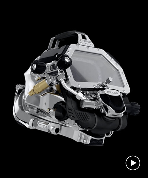 DRASS's utilitarian D-ONE diving helmet is designed for better comfort and safety