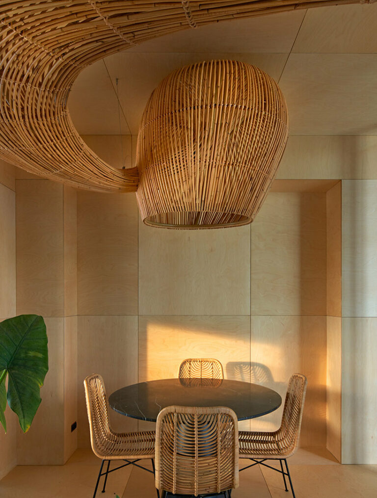 enter projects gives facelift to belgium factory with fluid rattan