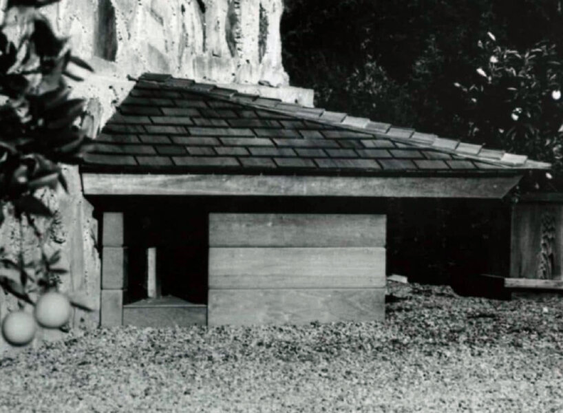 frank lloyd wright once designed a doghouse for a 12-year-old and his labrador retriever