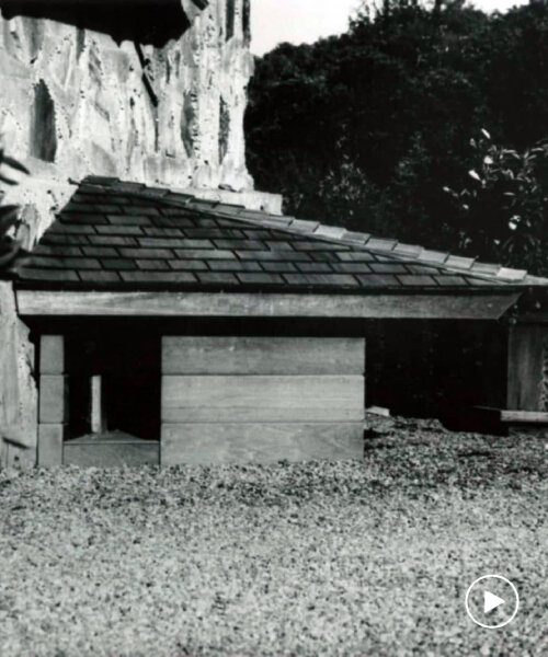 frank lloyd wright once designed a doghouse for a 12-year-old kid and his labrador retriever