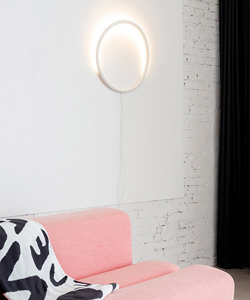 sabine marcelis & IKEA's delicate lighting collection bends gently from the wall