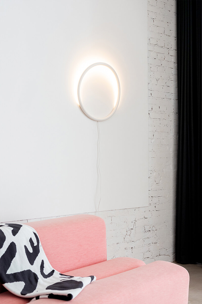 sabine marcelis & IKEA's delicate lighting collection bends gently from wall