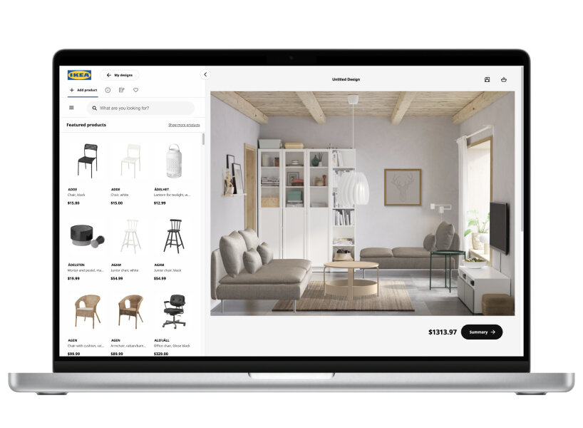 new IKEA AI app replaces room designs and furniture with its products to help users shop