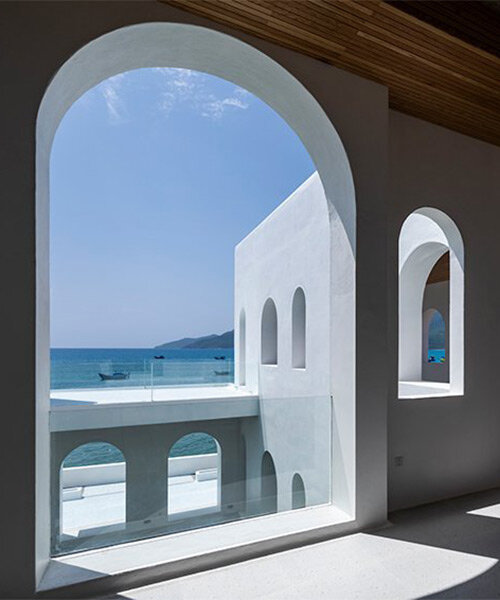 this minimalist whitewashed villa brings greek island architecture to vietnam