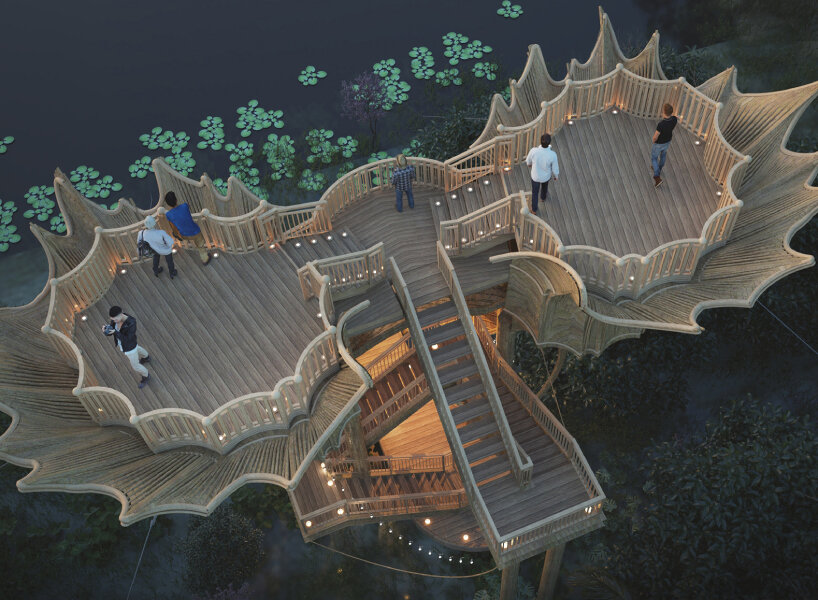 this conceptual nature observation deck is designed like a moose’s head