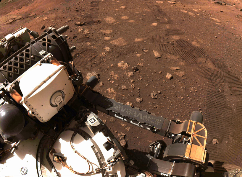 Зонд NASA Perseverance обнаружил на Марсе мусор