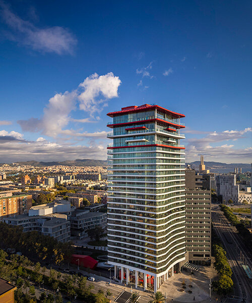 odile decq announces completion of antares tower in barcelona