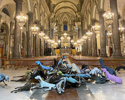 public anti-mafia artworks surface across the city of palermo