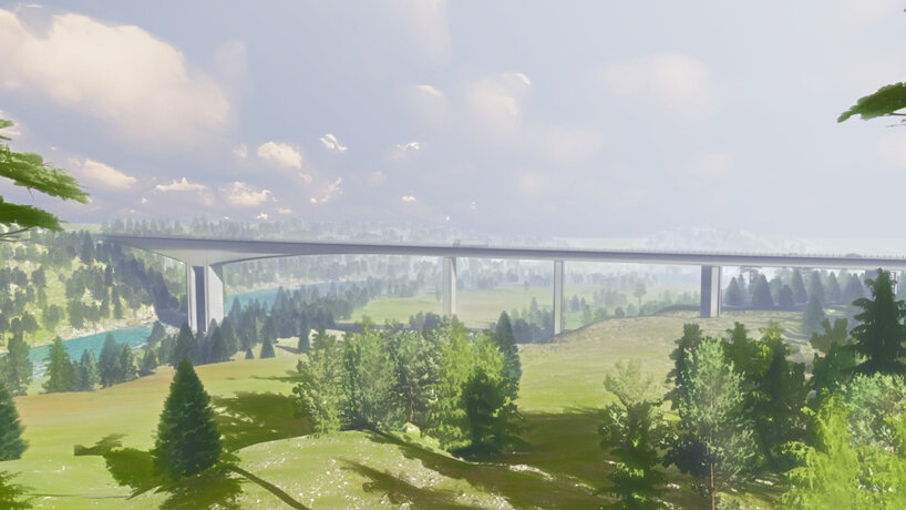 design without drawings?  it is the longest bridge in the world built only from 3D models