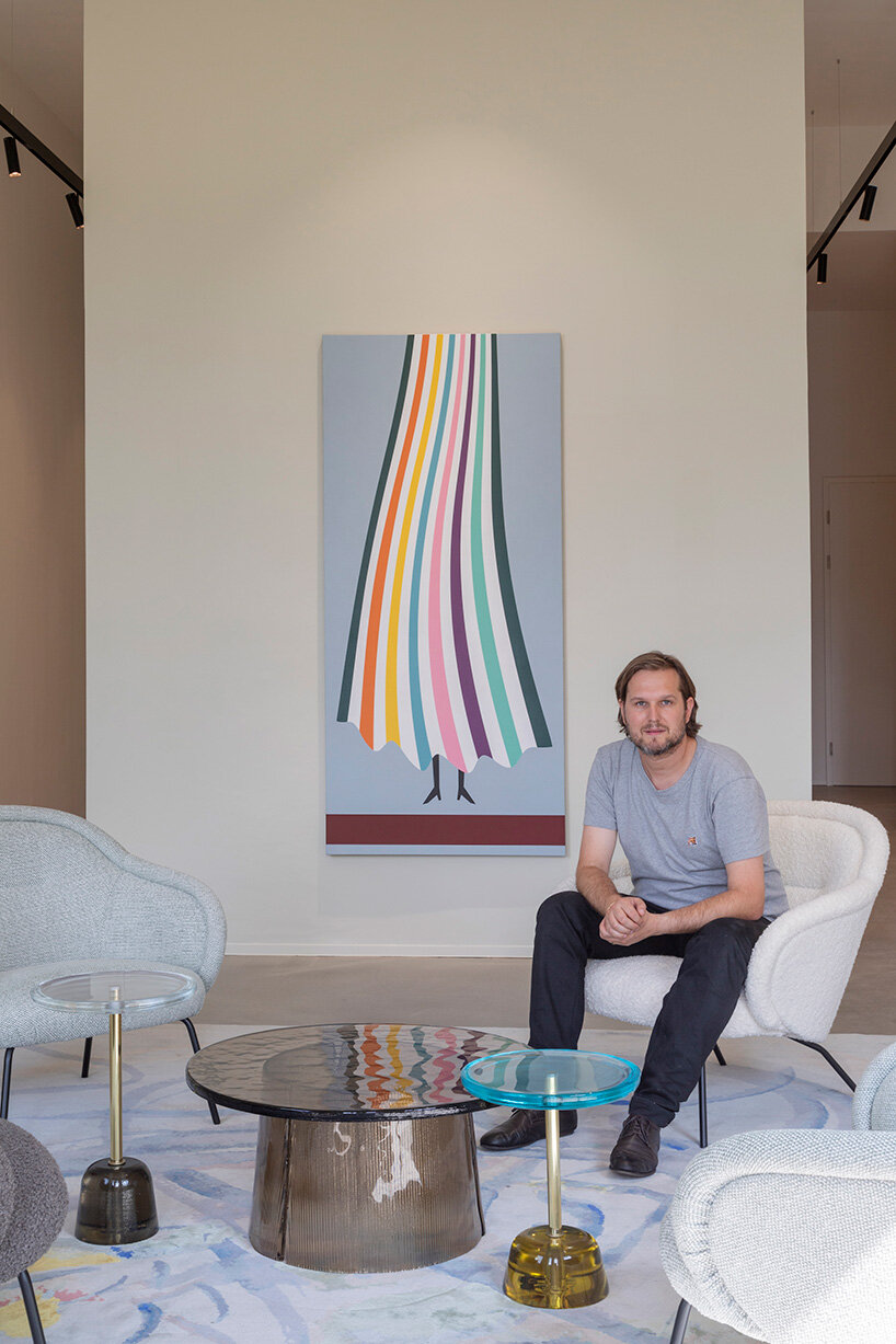 sebastian herkner frames seat shell of freifrau theia like a jewel