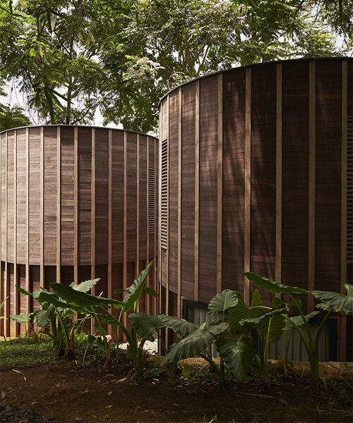 step inside these drum-shaped honeymoon suites at the blackbird hotel in indonesia