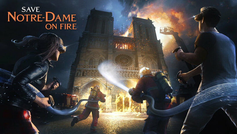 The new virtual reality game from Ubisoft casts players as firefighters trying to save the burning Lady of Notre Dame