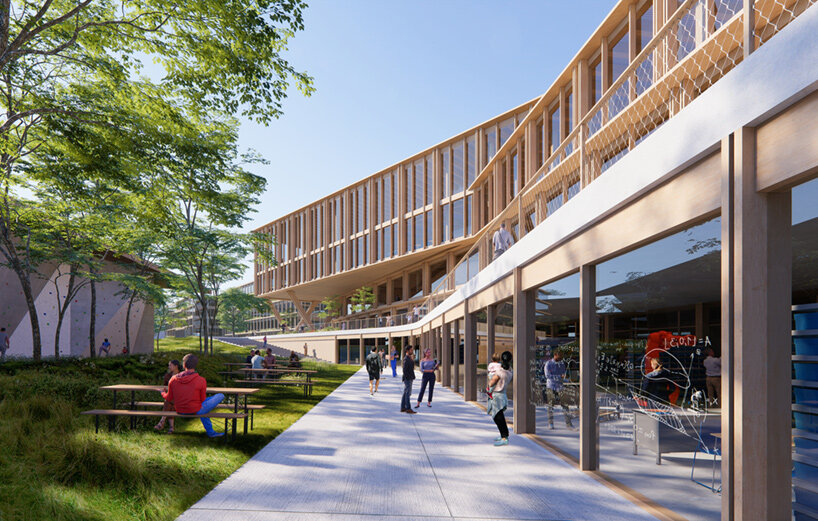 mass-timber 'ecotope' campus by 3XN and itten+brechbühl to expand swiss university