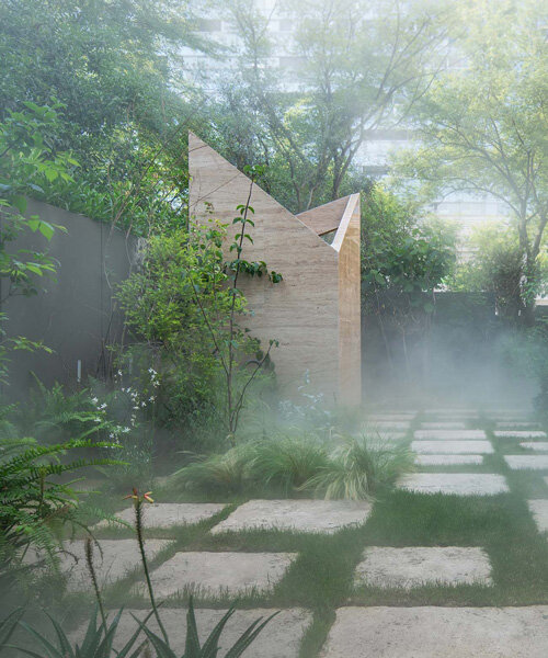 this misty 'botanica meditation center' by HAS brings dream-like serenity to the city