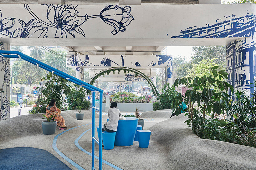 MVRDV transforms concrete infrastructure of mumbai into playful community space