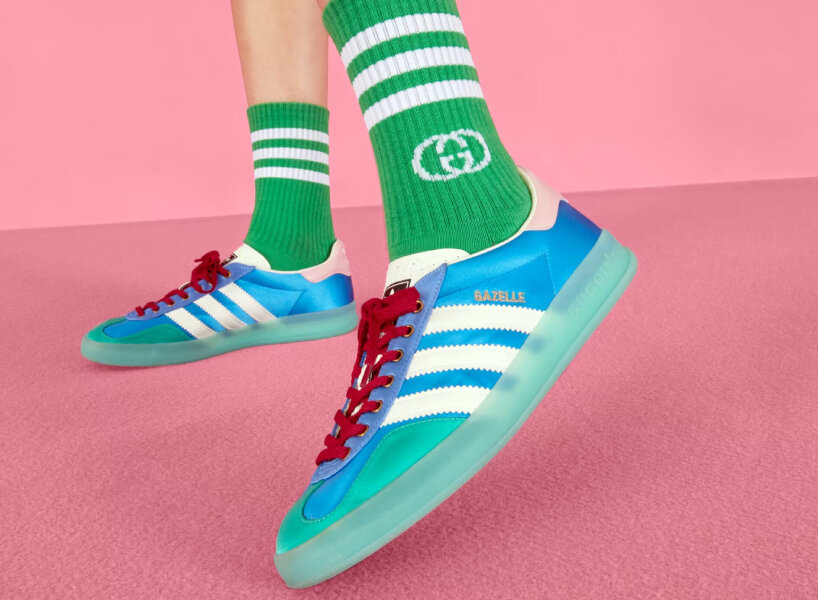 gucci adidas debut summer inspired gazelle collection in