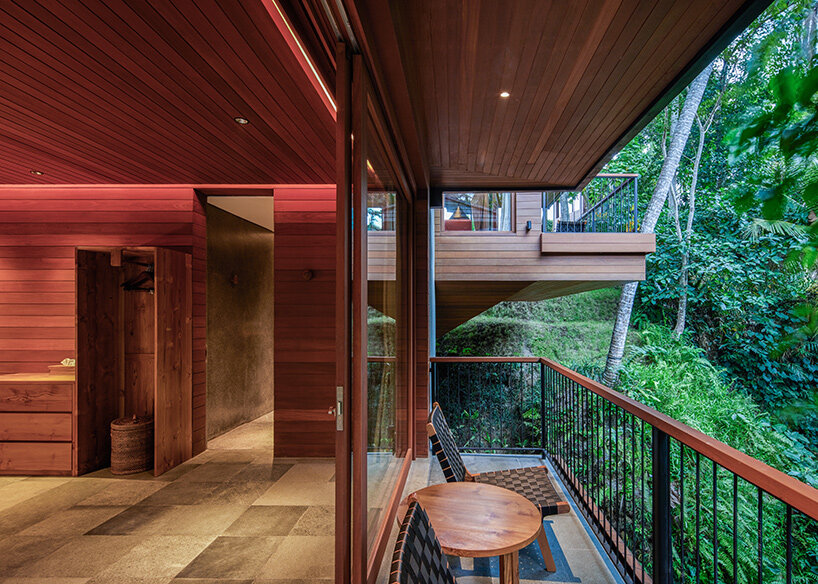 alexis dornier rests 'bird houses' resort inside tropical forest in the heart of bali