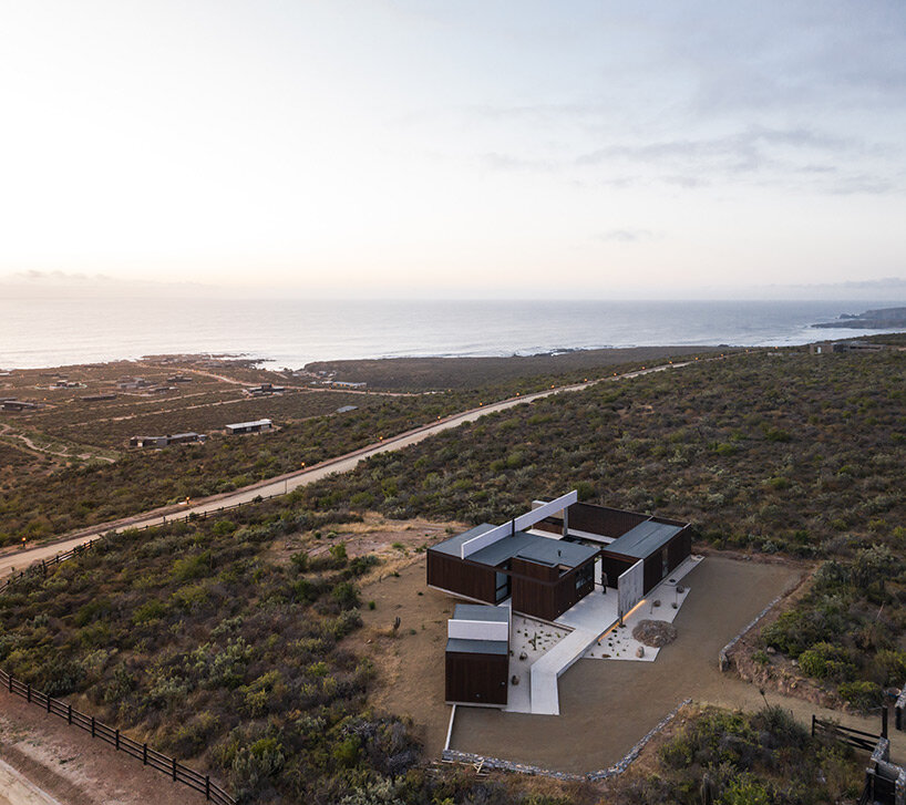 Juan Pablo Ureta Beach House is inspired by rock groups in the Chilean natural landscape