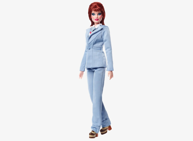 david bowie barbie doll celebrates the 50th anniversary of his album, hunky dory