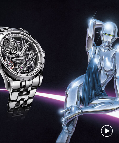 hajime sorayama adds 'sexy robot' aesthetics to new roger dubuis timepiece