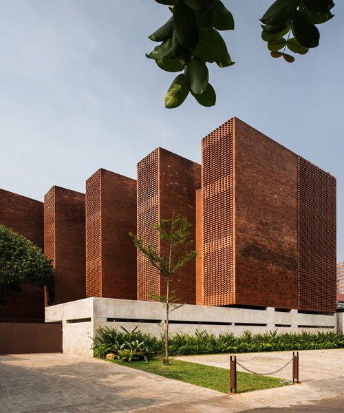FFFAAARRR architecture studio builds monumental brick housing complex in jakarta