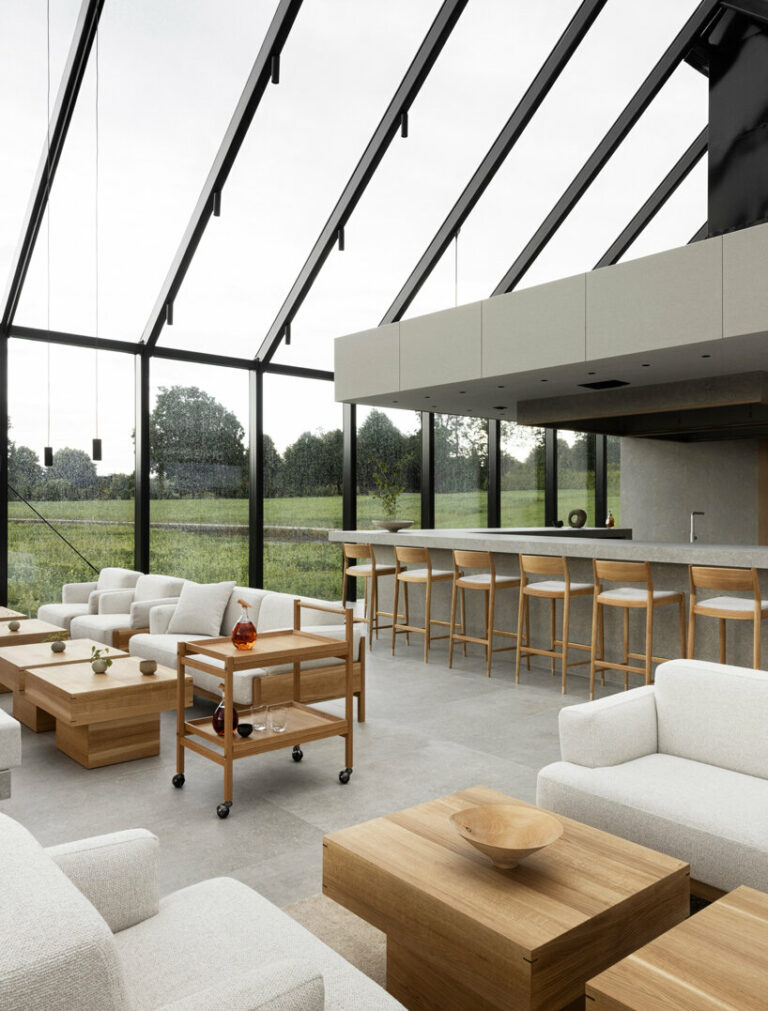 glass house, michelinstarred ‘restaurant ÄNG’ stands out as a diamond