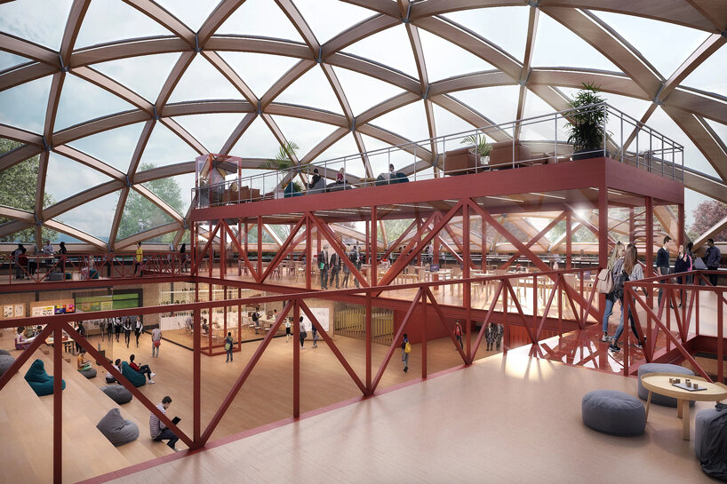 scotland’s first 'living building' will feature a lightweight geodesic dome