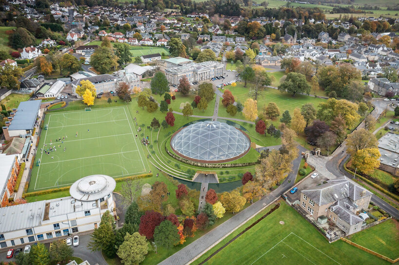 scotland’s first 'living building' will feature a lightweight geodesic dome