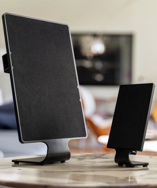 super thin speakers ‘hidden sound’ produce hifi audio for a 360-degree sound experience