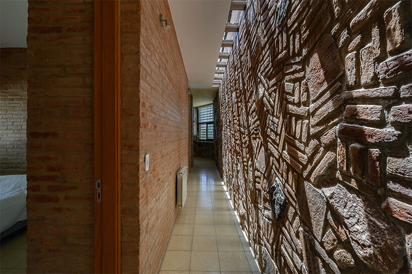 gonzalo viramonte photographs argentinian house with peculiar brick + stone cladding