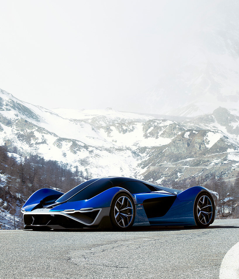 IED master students steer concept car 'A4810 project' to the alps