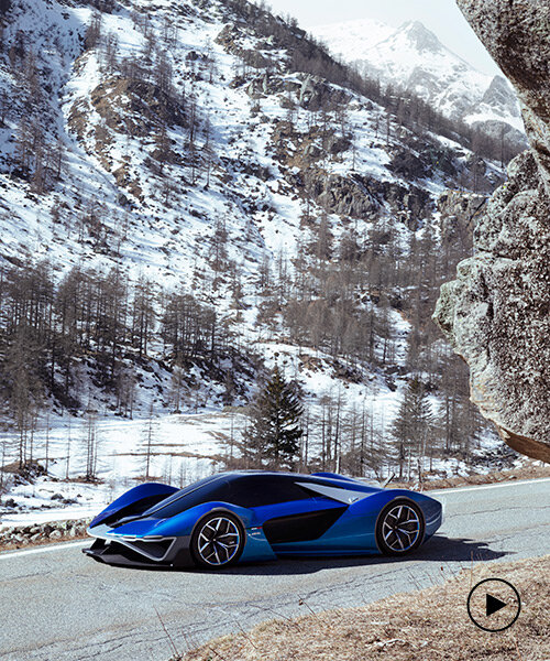 IED master students steer concept car 'A4810 project' to the alps