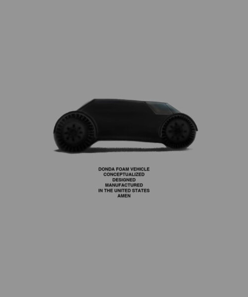 concept foam car of kanye west might go into production with tesla