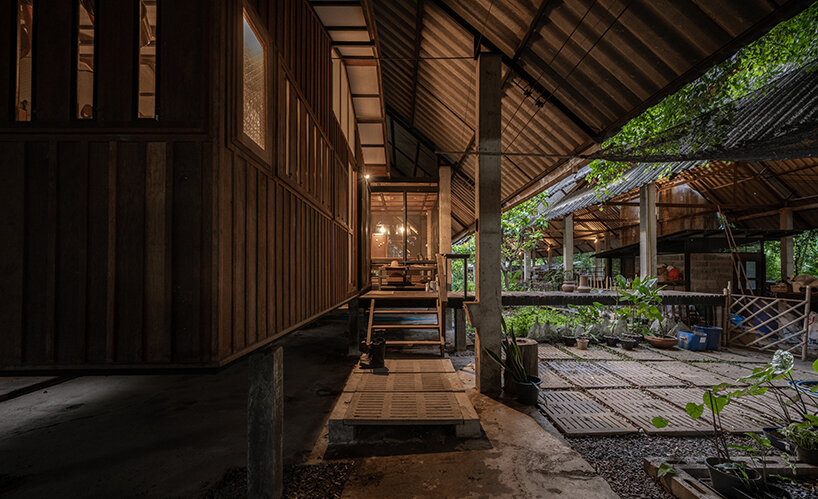 yangnar studio converts pigsty building into snug family house in thailand