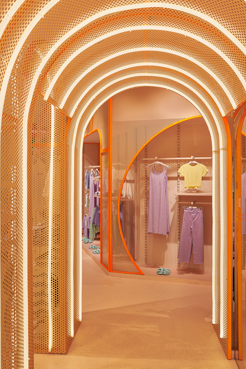 analog meets metaverse inside barcelona's surreal mango teen store by masquespacio