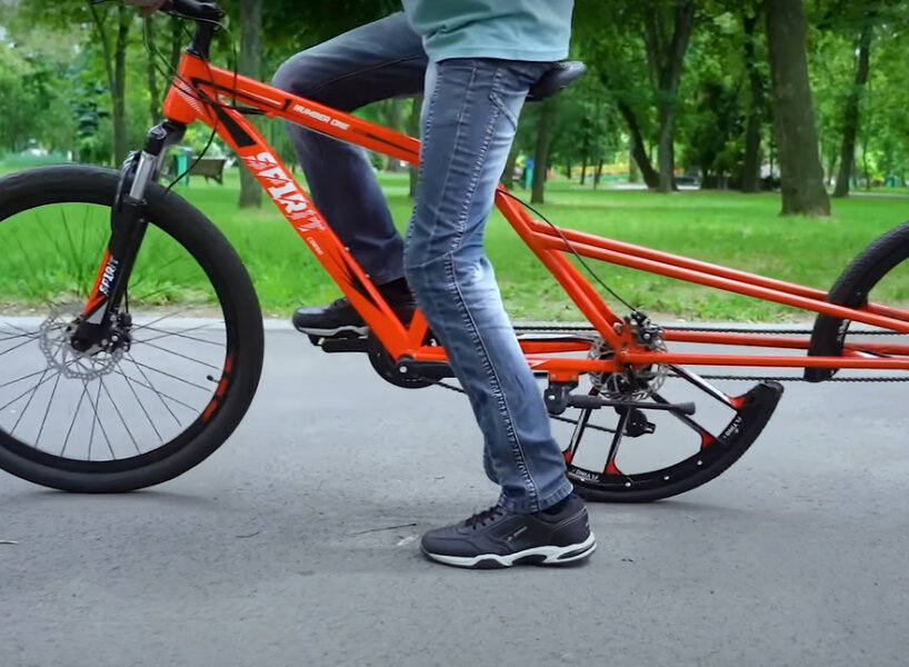 engineer cuts bike wheel into two half wheels to test math equation