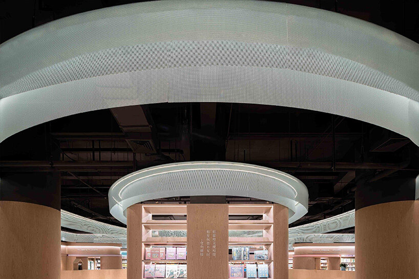 'reading mi' is a concept bookstore for reading and social activities in foshan, china