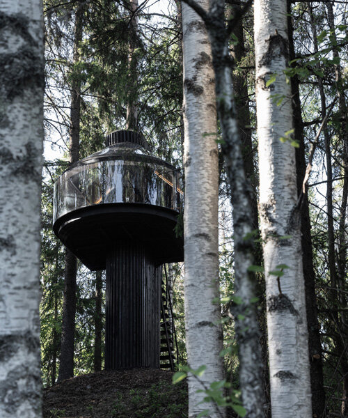 polestar builds KOJA treehouse in forested finland to reimagine sustainable travel