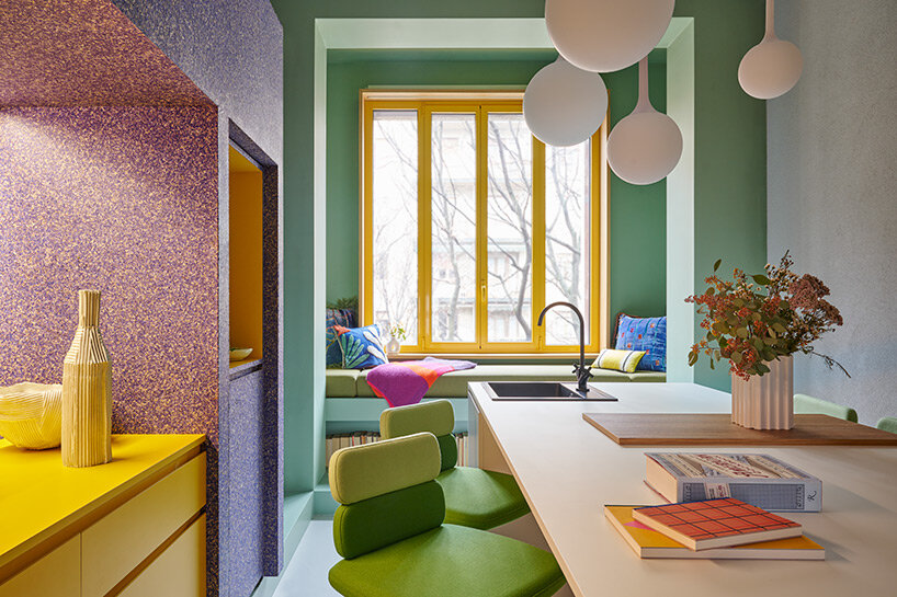 Hospitality + creativity come together within vibrant smart POSThome interior in Milan