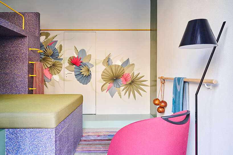 hospitality + creativity come together within vibrant smart POSThome interior in milan